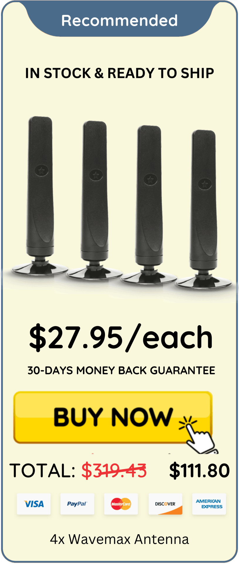 WaveMax Antenna offer price 